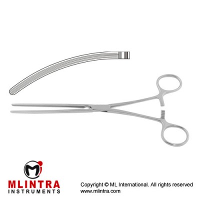 Doyen Atrauma Intestinal Clamp Curved Stainless Steel, 23 cm - 9"